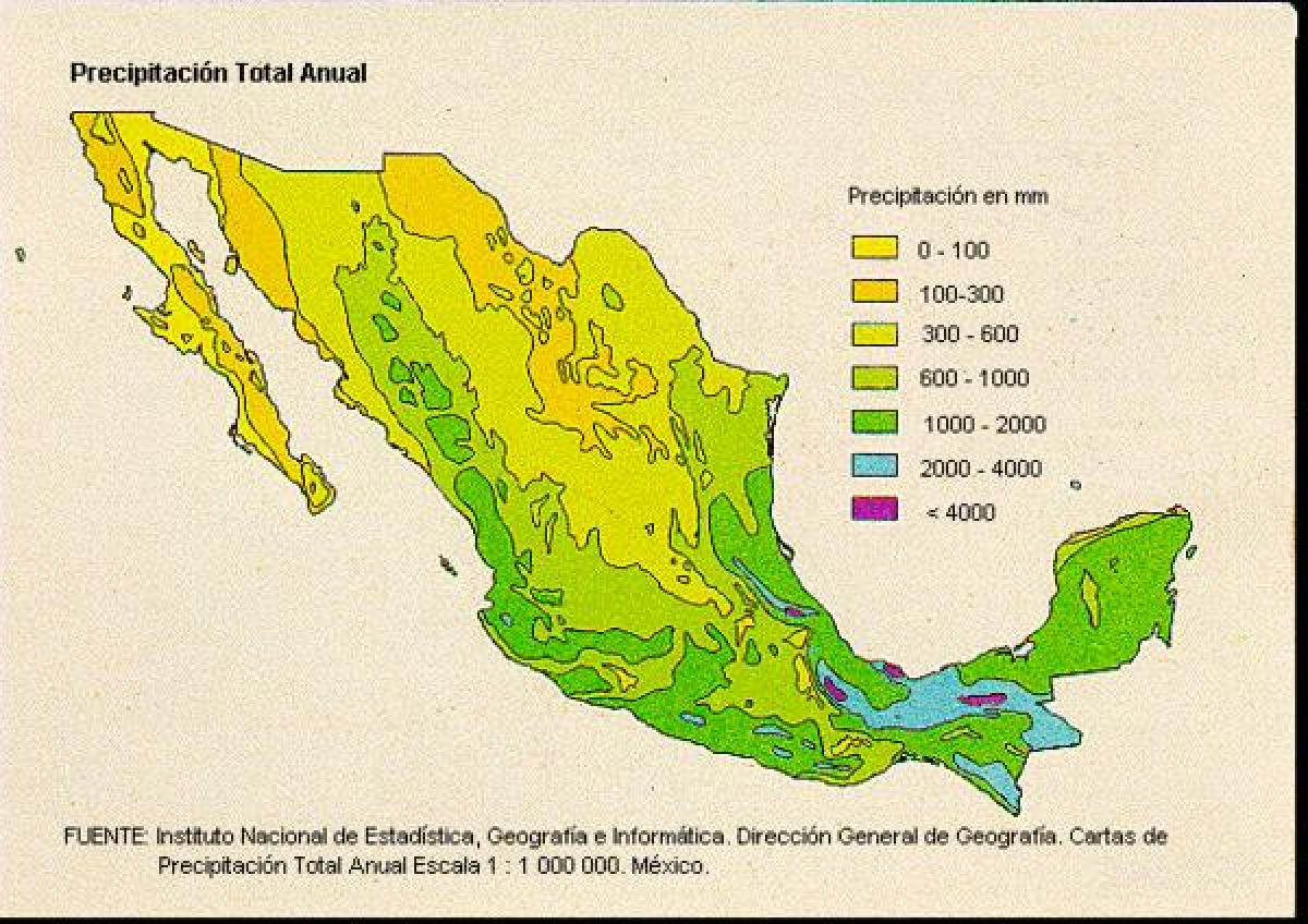 метео карта за Мексико