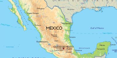 Щати на Мексико на картата