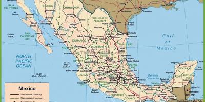 Мексико на картата