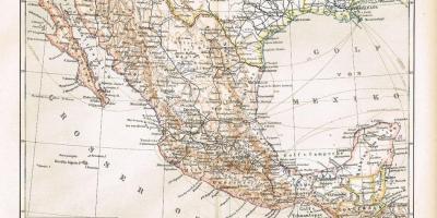 Мексико старата картата
